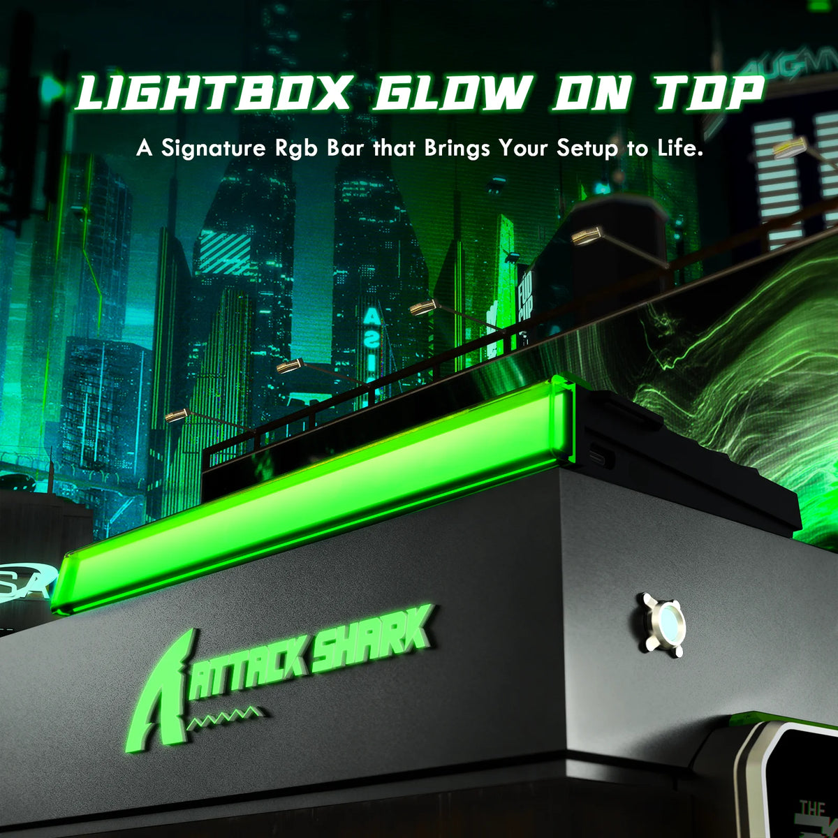 Attack Shark Wired Hall Effect Rapid Trigger Keyboard 8K Polling