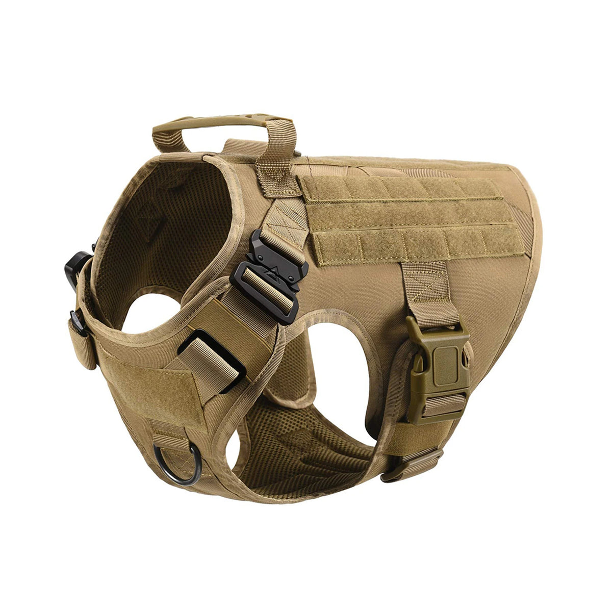 Adjustable Tactical Nylon Dog Harness With Quick Release