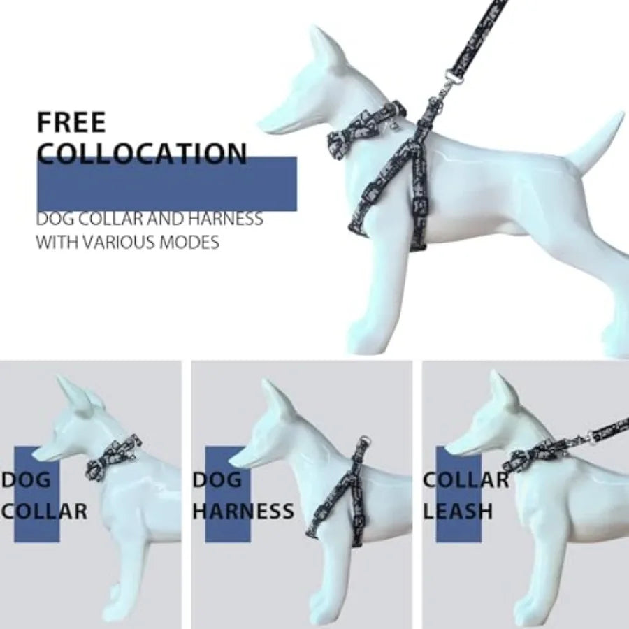 Breathable Dog Coat And Harness Set For Easy Walking