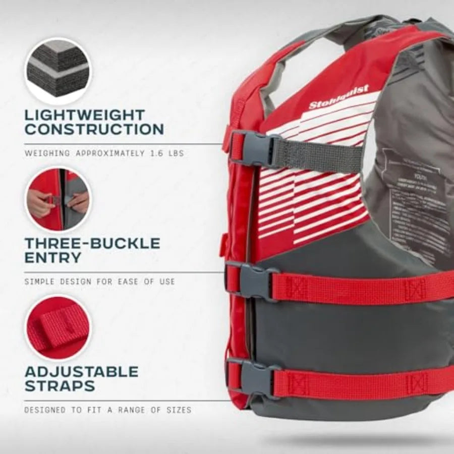 Coast Guard Approved Adjustable Type III Life Jacket for Kids