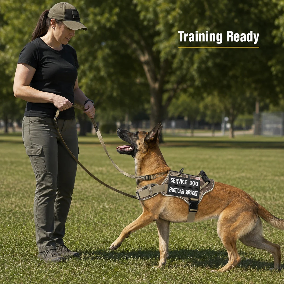 No Pull Dog Harness Vest With Handle And Reflective Trim