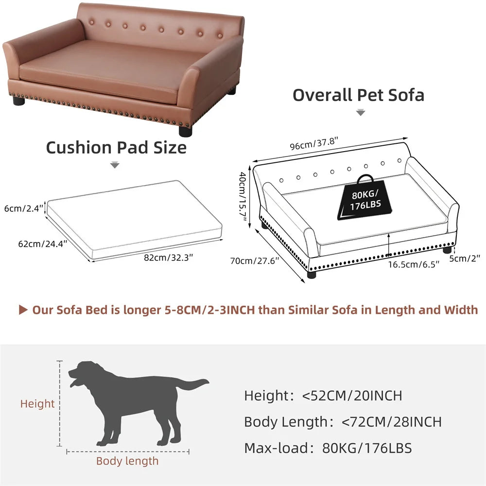 BORWART CN Heavy Duty Ultra Sofa Bed Dogs And Cats