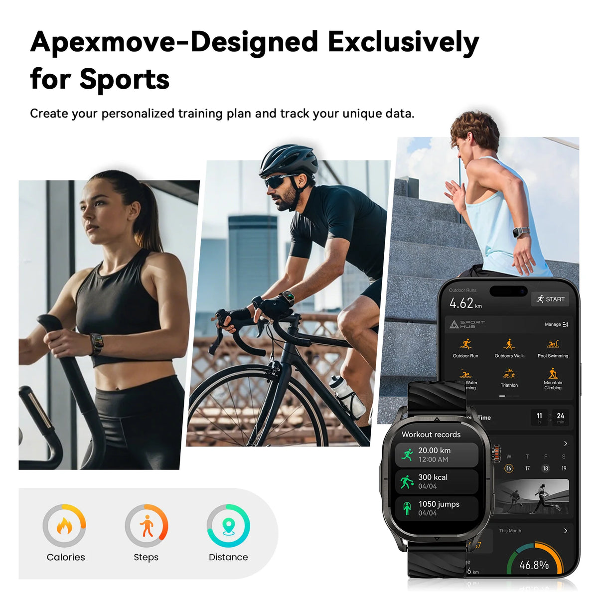 KOSPET Magic P10 GPS Smartwatch With AMOLED Sports Tracking