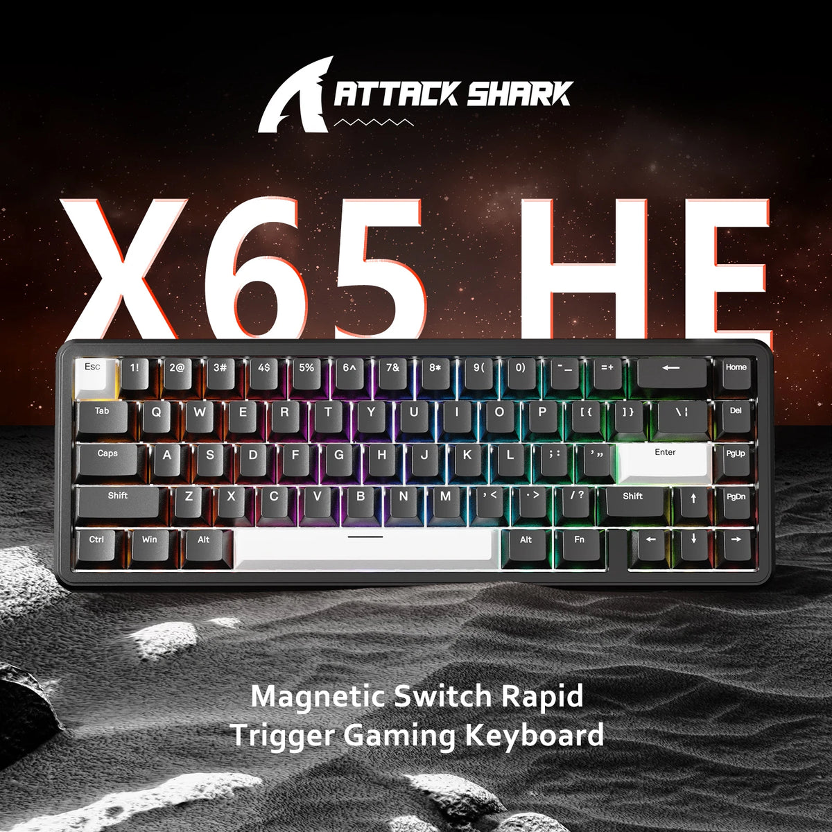 Attack Shark Hall Effect Mechanical Gaming Keyboard