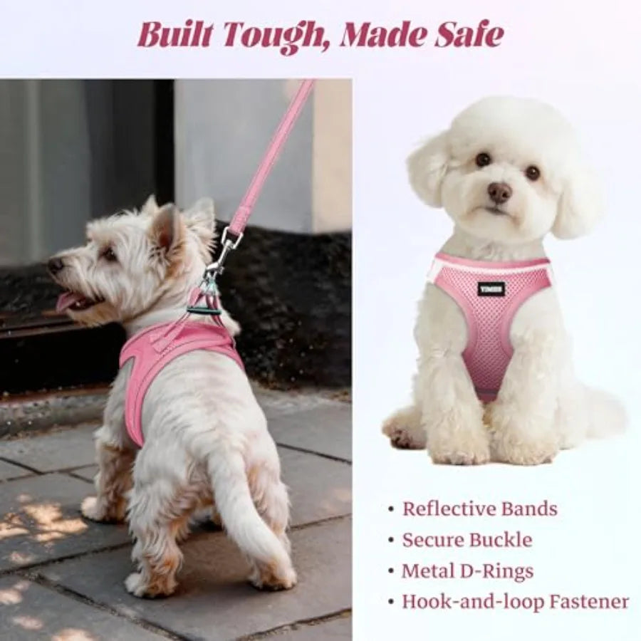 Reflective No Pull Dog Harness And Leash Set For Walking