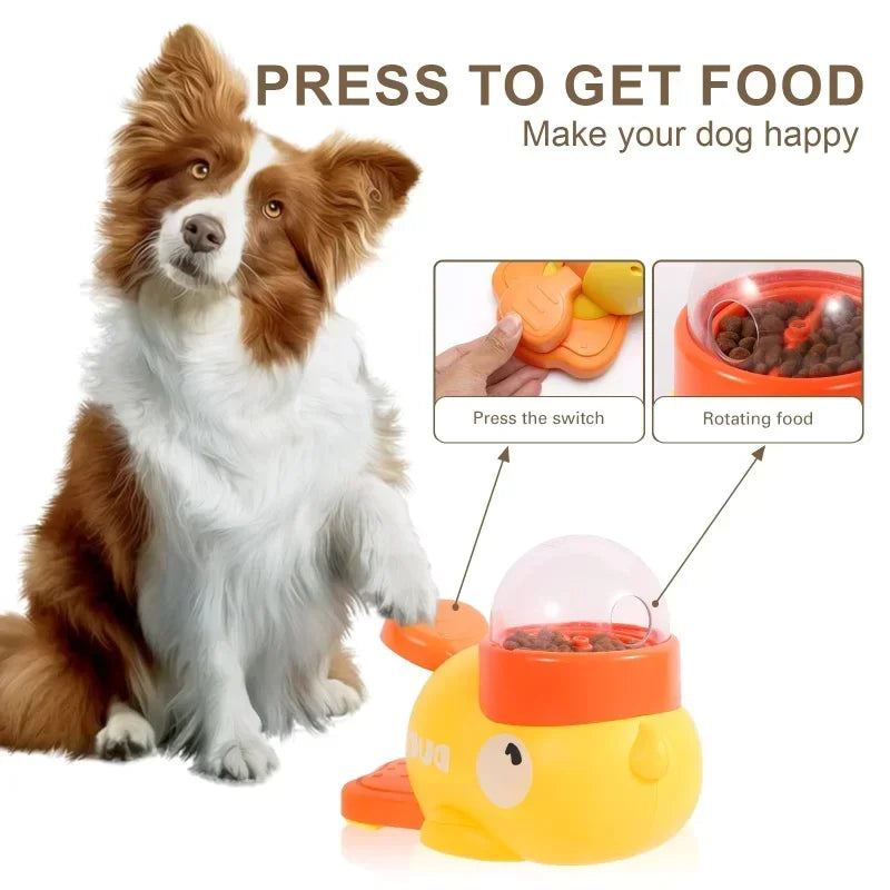 Automatic Cat Treat Feeder Toy For Interactive Play