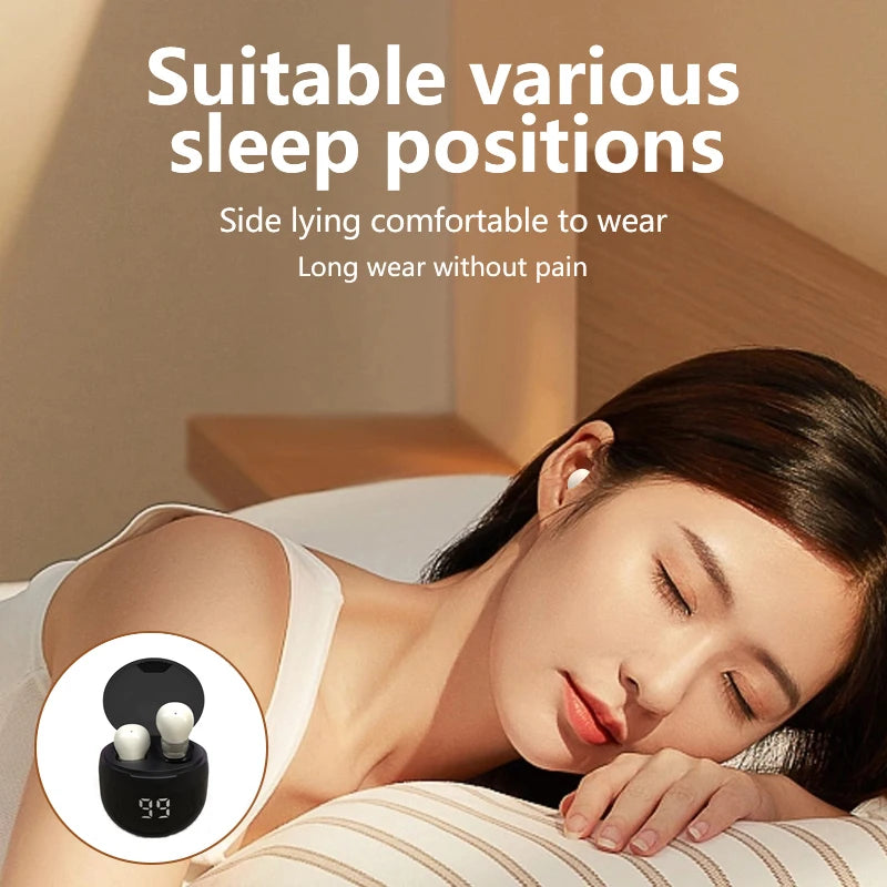 SHUKE Heavy Bass Sleep Wireless Bluetooth Headphones with Microphone