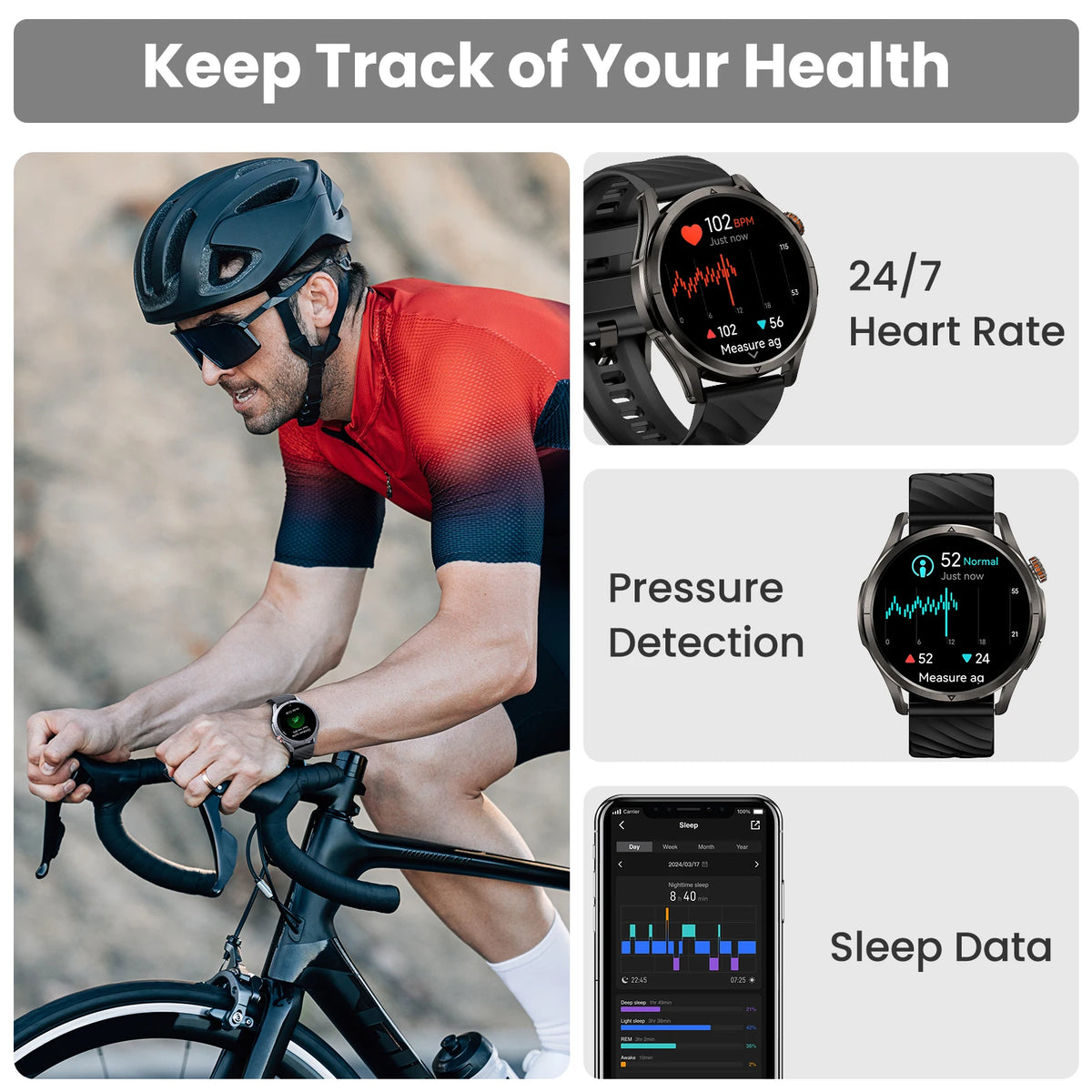 KOSPET Magic R10 GPS Smartwatch With AMOLED Dual Band GNSS