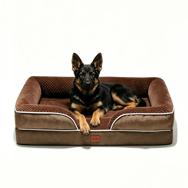 Orthopedic Dog Sofa Bed With Memory Foam And Waterproof Cover