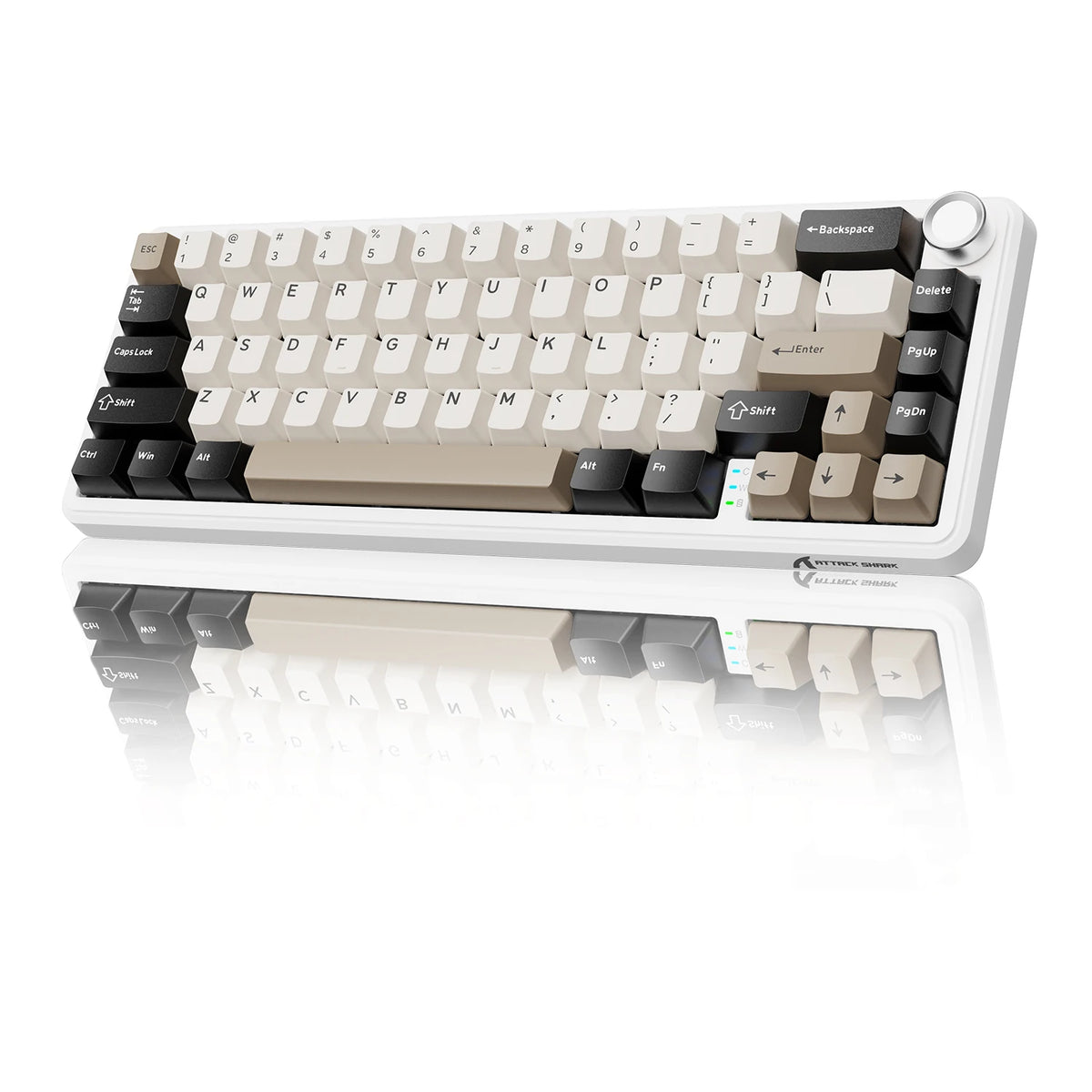 Attack Shark Wireless Mechanical Gaming Keyboard With Knob And RGB