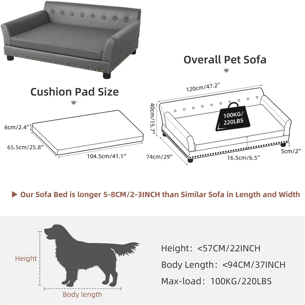BORWART CN Heavy Duty Ultra Sofa Bed Dogs And Cats