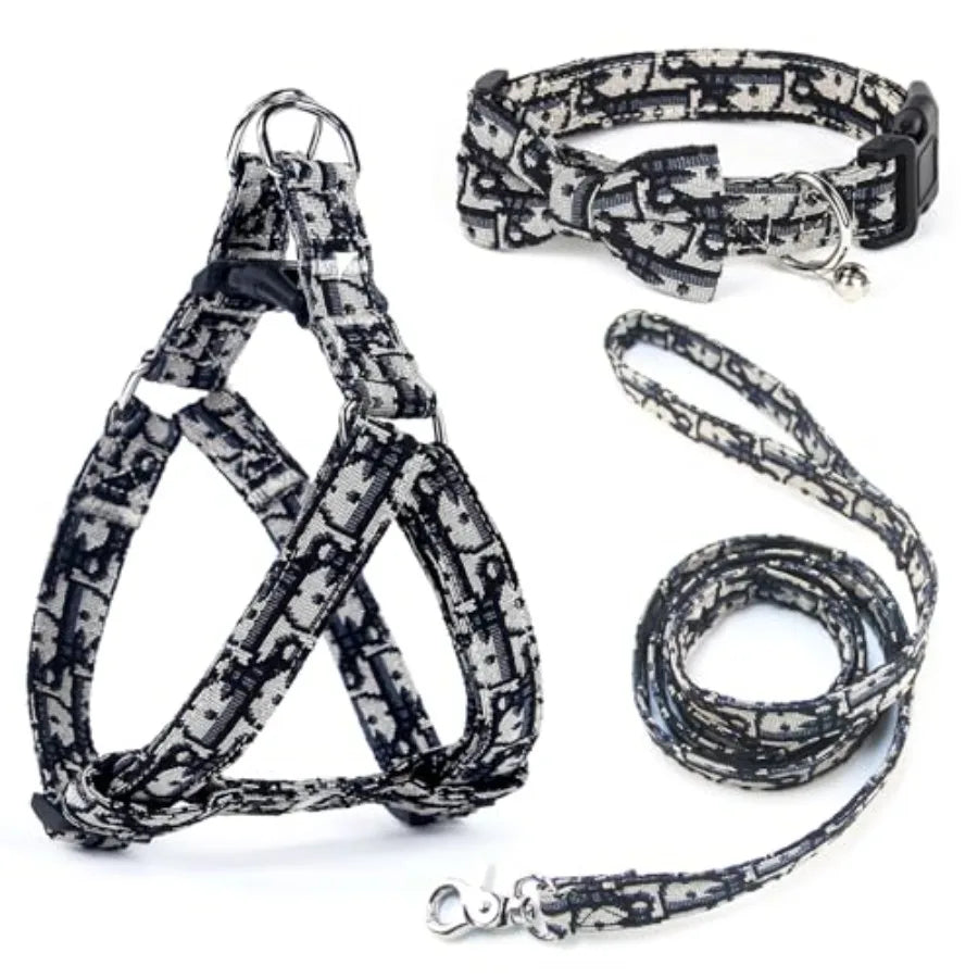 Breathable Dog Coat And Harness Set For Easy Walking