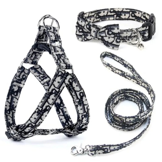 Breathable Dog Coat And Harness Set For Easy Walking