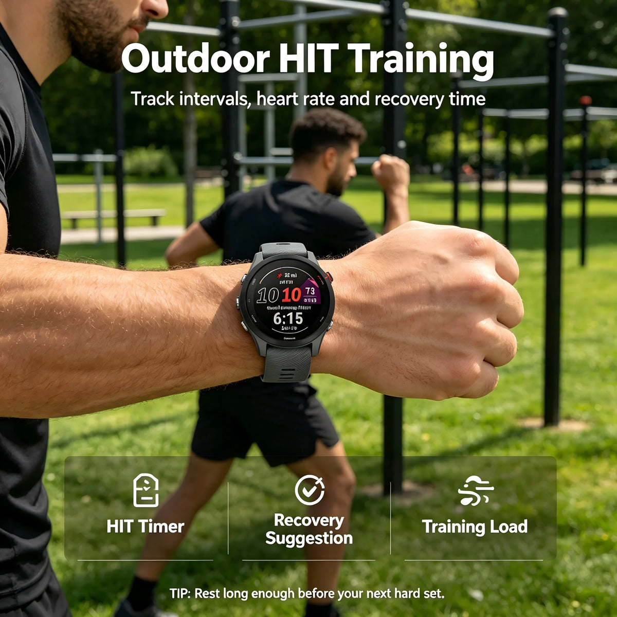Garmin Forerunner 255 GPS Multisport Smartwatch With Fitness Tracking