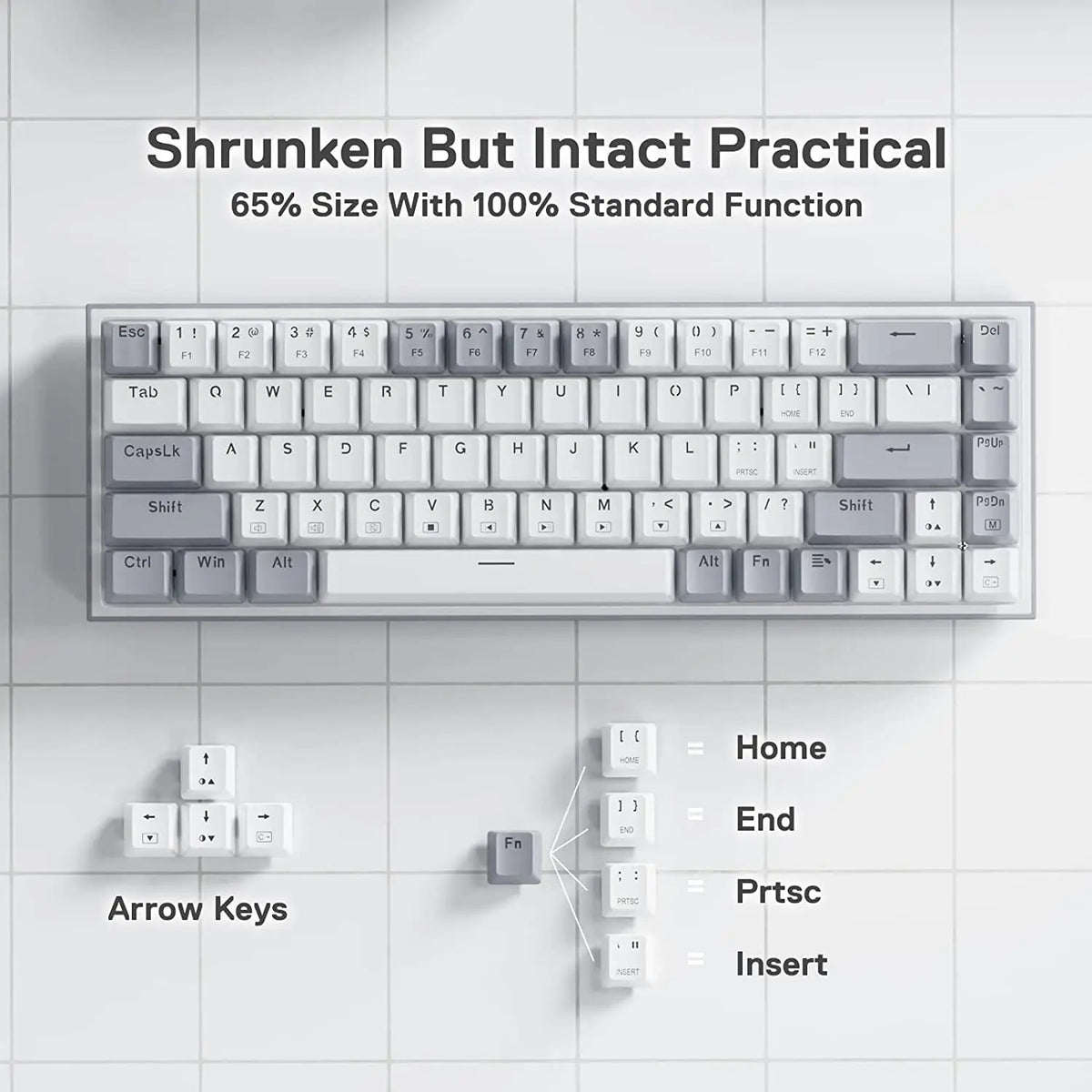 Redragon K631 Hot Swappable RGB Mechanical Gaming Keyboard