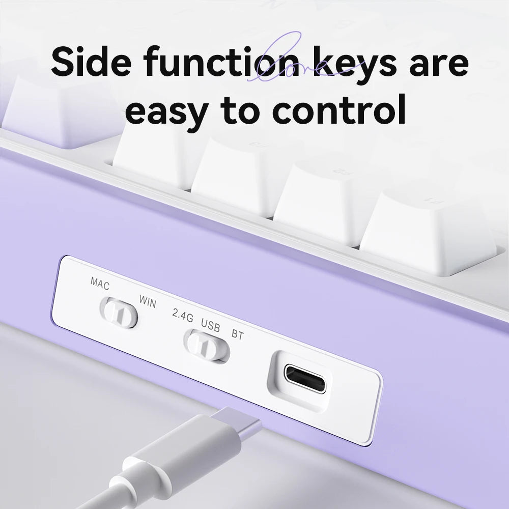 Ajazz Gasket Mount Hot Swappable Wireless RGB Mechanical Keyboard