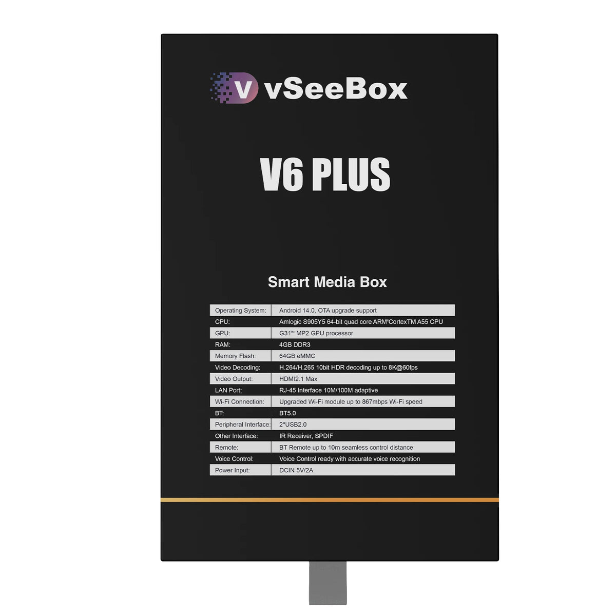 VseeCzydore V6 Plus 8K Android TV Box With Voice Control