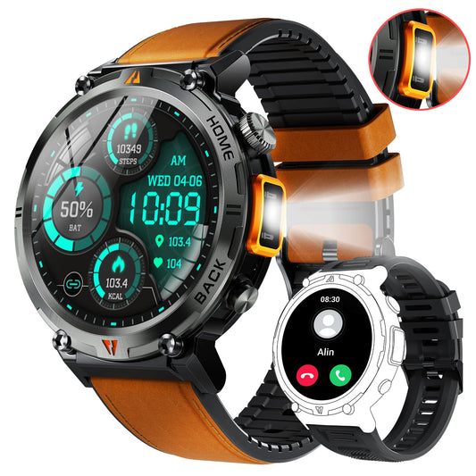 EIGIIS KE3 Smartwatch Bluetooth Call Full Touch Heart Rate Monitor